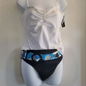 NWT Bikini Bay Tankini (Size 12) and Bottoms (Size 14)